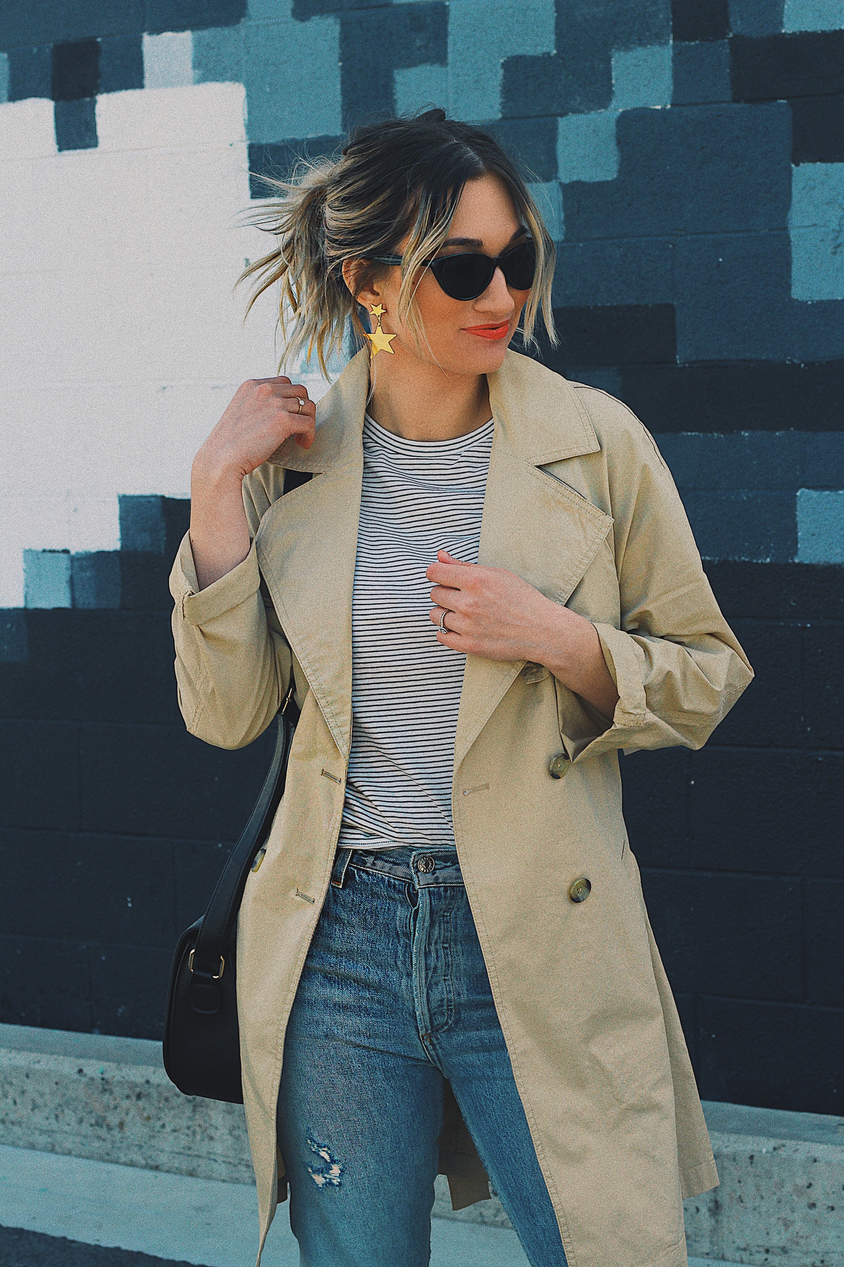 light trench coat for spring