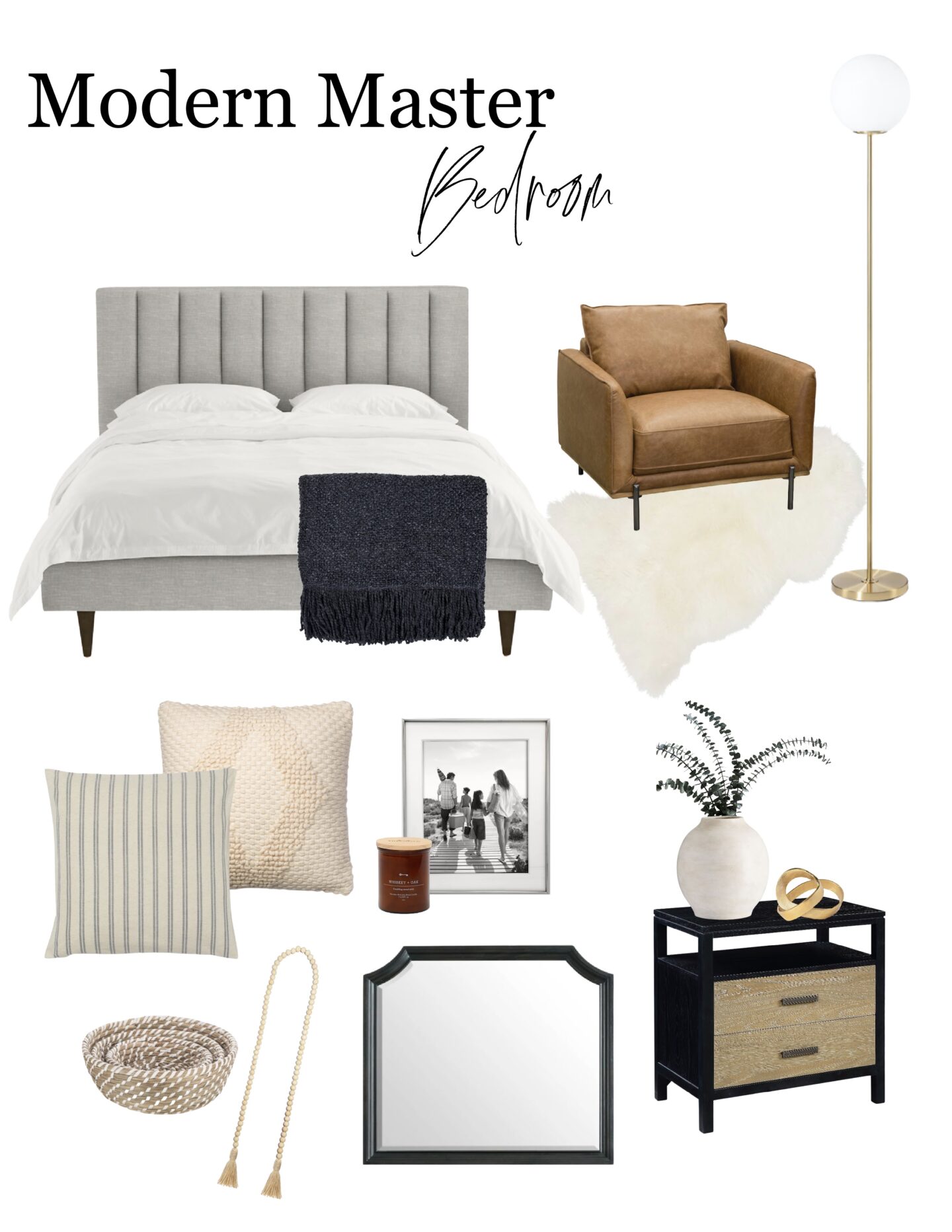 Modern Master Bedroom Update - madam andrews